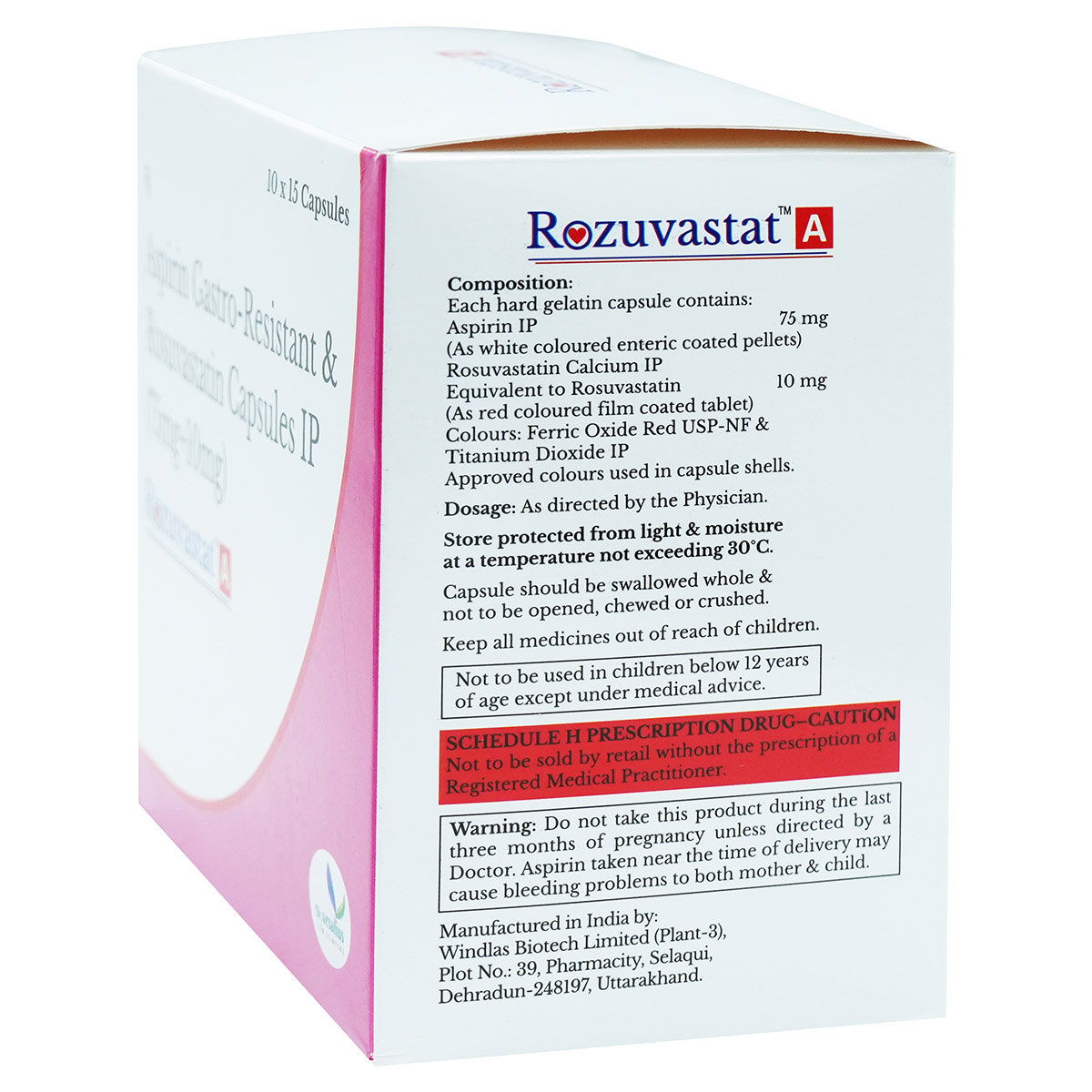Rozuvastat A Capsule 15's, Pack of 15 CAPSULES Rozuvastat A Capsule 15's, Pack of 15 CAPSULES