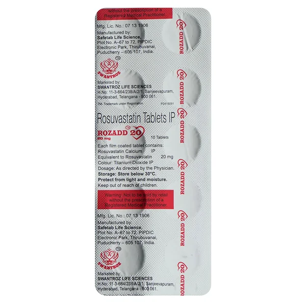 Rozadd 20 Tablet 10's