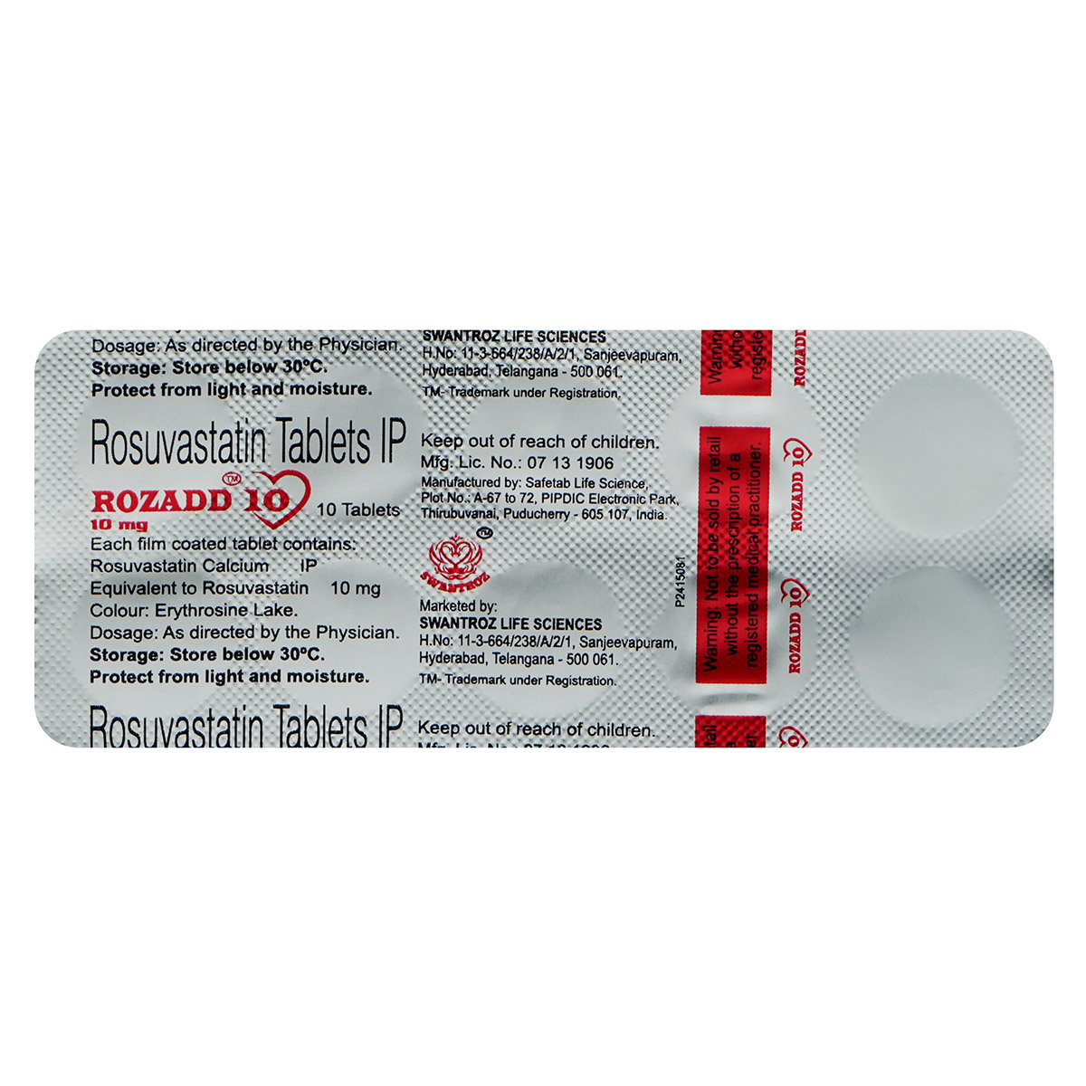 Rozadd 10 Tablet 10's, Pack of 10 TabletS Rozadd 10 Tablet 10's, Pack of 10 TabletS