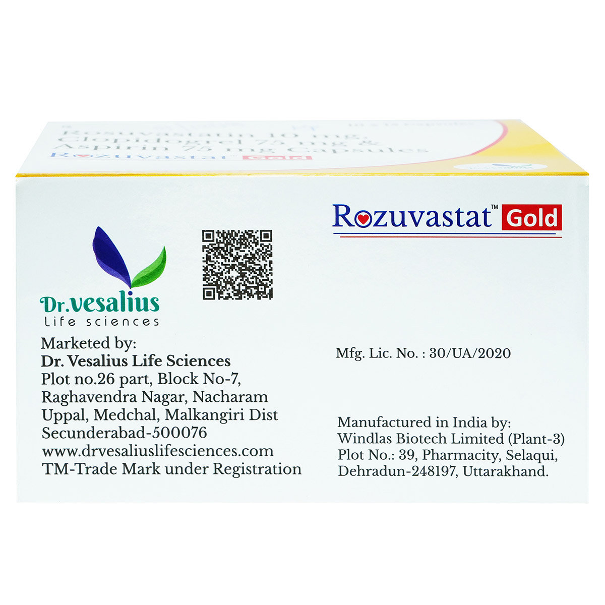 Rozuvastat Gold Capsule 15's, Pack of 15 CapsuleS Rozuvastat Gold Capsule 15's, Pack of 15 CapsuleS