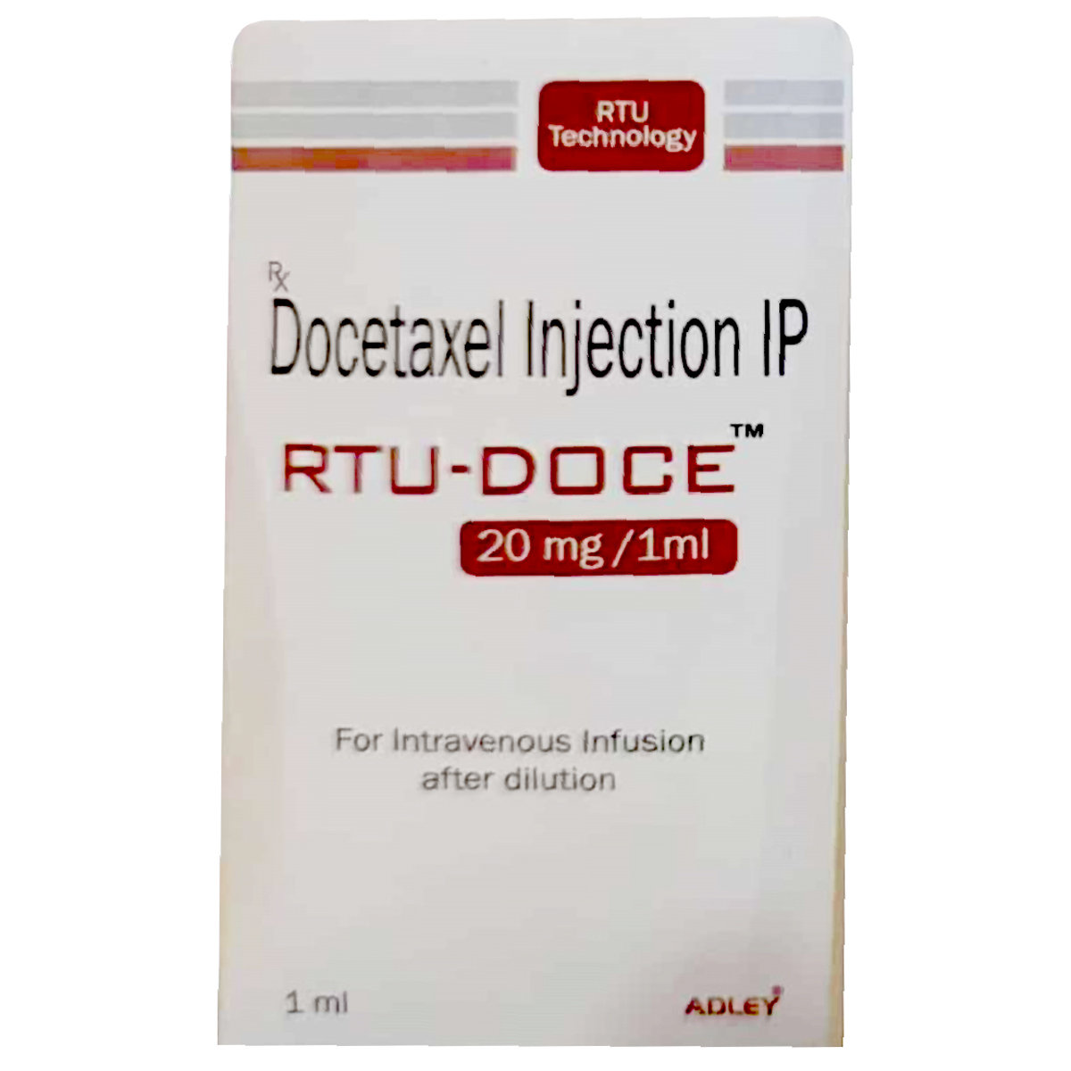 RTU-Doce 20 mg Injection 1 ml, Pack of 1 Injection RTU-Doce 20 mg Injection 1 ml, Pack of 1 Injection