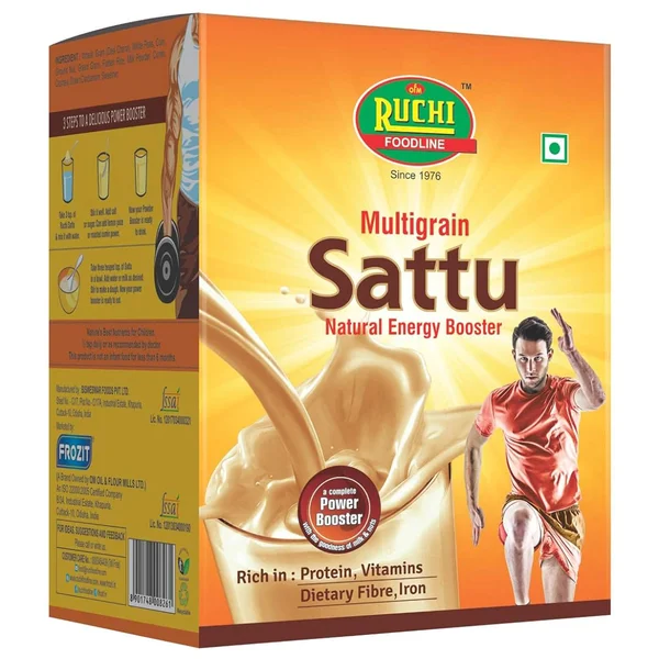 Ruchi Multigrain Sattu Booster, 100 gm (Pack of 5), Pack of 1