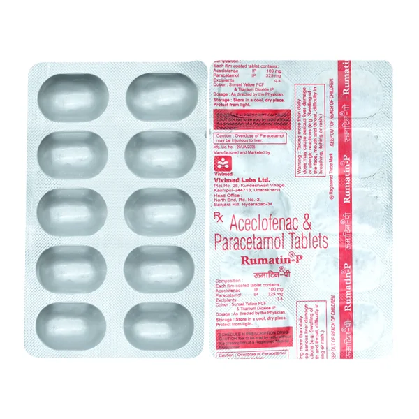 Rumatin-P Tablet 10's, Pack of 10 TabletS