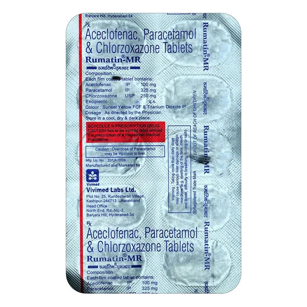 Rumatin-MR Tablet 10's, Pack of 10 TabletS