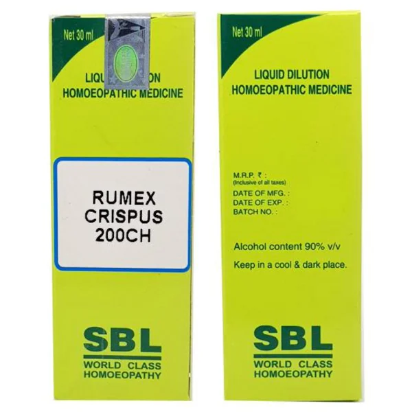 SBL Rumex Crispus 200 CH Dilution, 30 ml