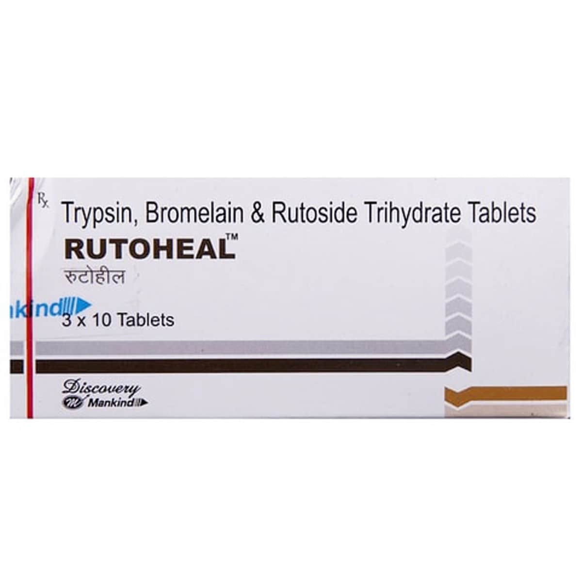 Rutoheal Tablet 10's, Pack of 10 Rutoheal Tablet 10's, Pack of 10