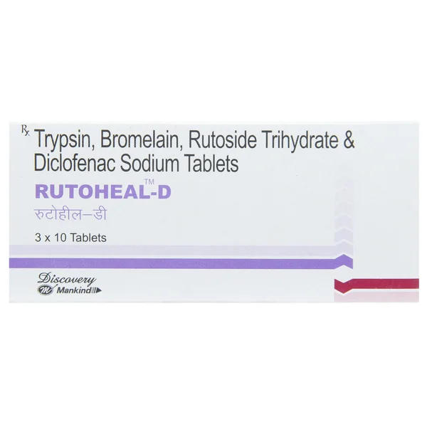 Rutoheal D Tablet 10's