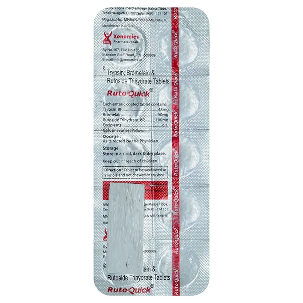 Ruto Quick 48/90/100 Tab 10'S