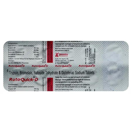 Ruto Quick-D Tablet 10's