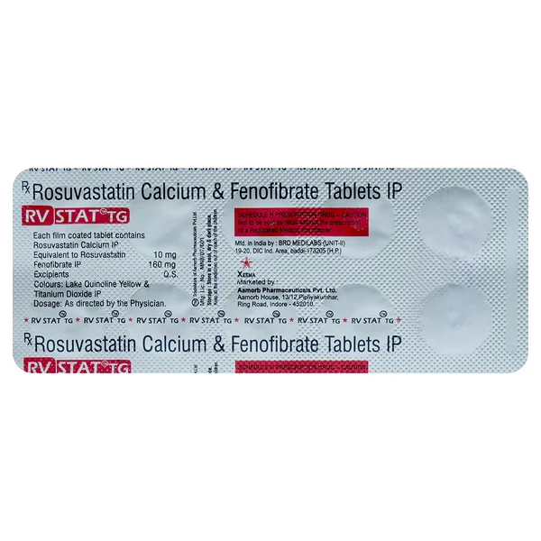 Rvstat Tg Tablet 10's
