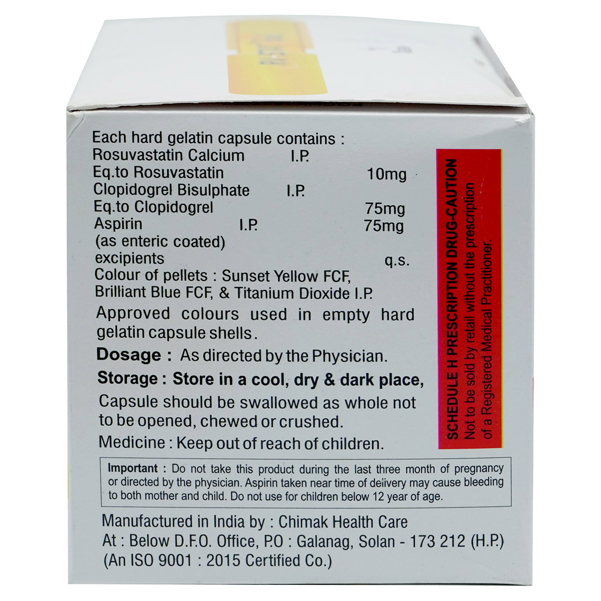 RV-Stat Gold Capsule 10's, Pack of 10 CAPSULES RV-Stat Gold Capsule 10's, Pack of 10 CAPSULES