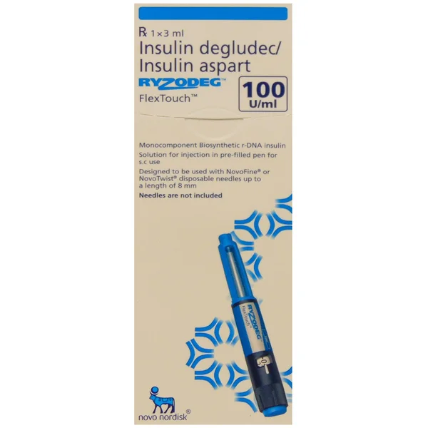 Ryzodeg 100IU/ml Flextouch Pen 3 ml, Pack of 1 INJECTION
