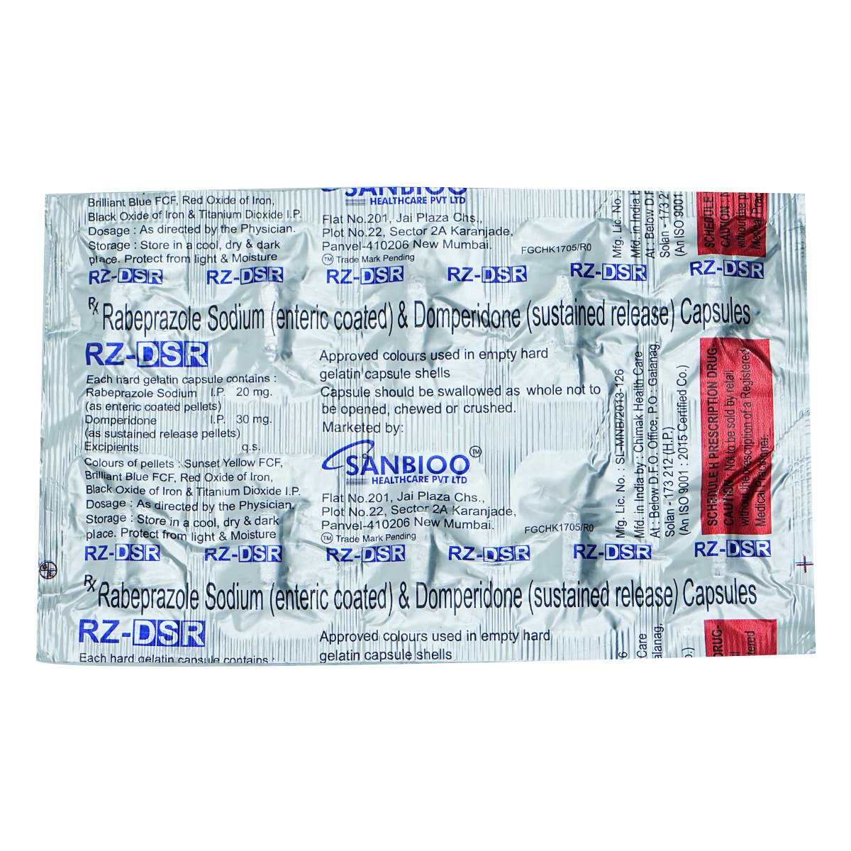 Rz DSR Capsule 10's, Pack of 10 Rz DSR Capsule 10's, Pack of 10