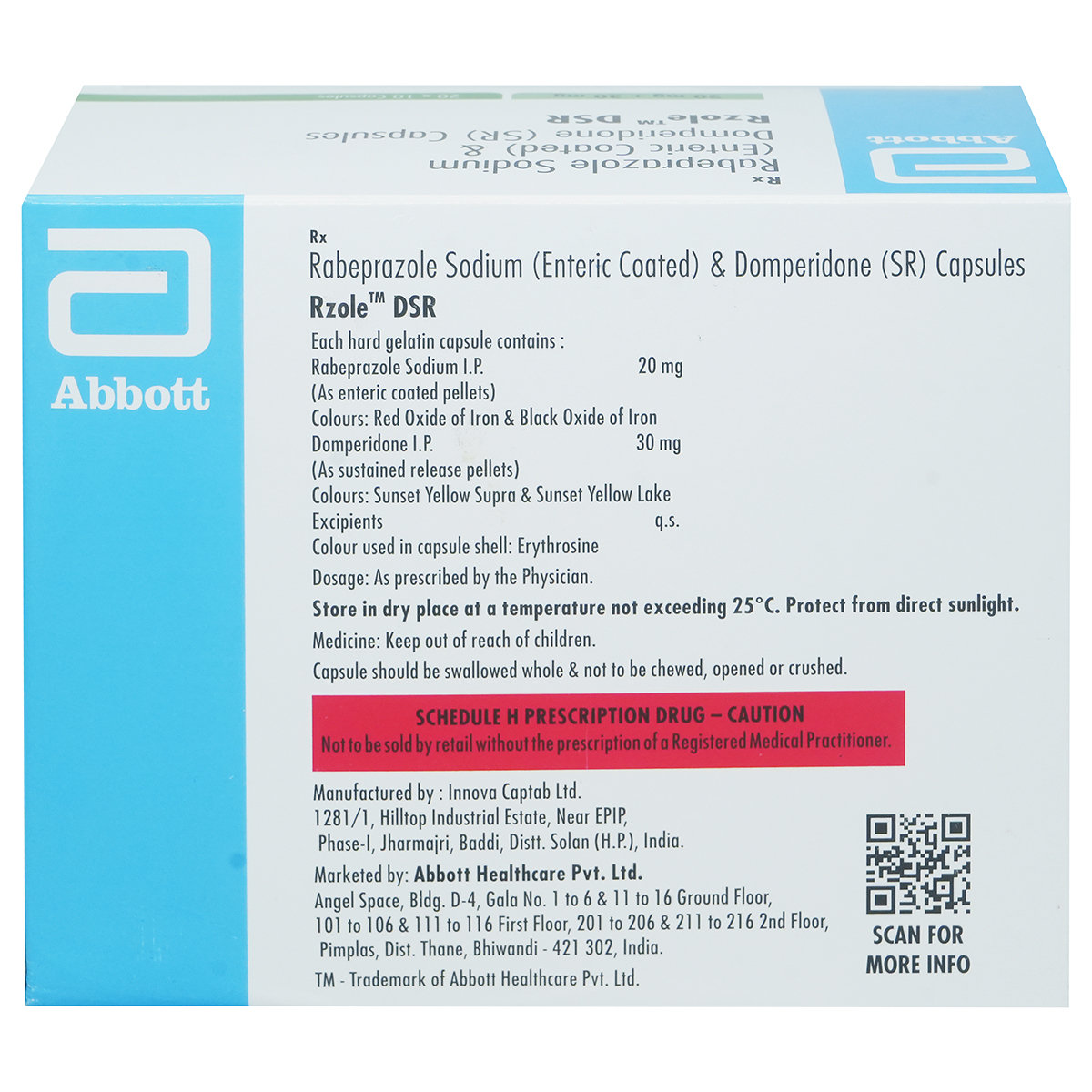 Rzole DSR Capsule 10's, Pack of 10 Rzole DSR Capsule 10's, Pack of 10