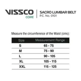 Vissco Sacro Lumber Belt Large, 1 Count, Pack of 1