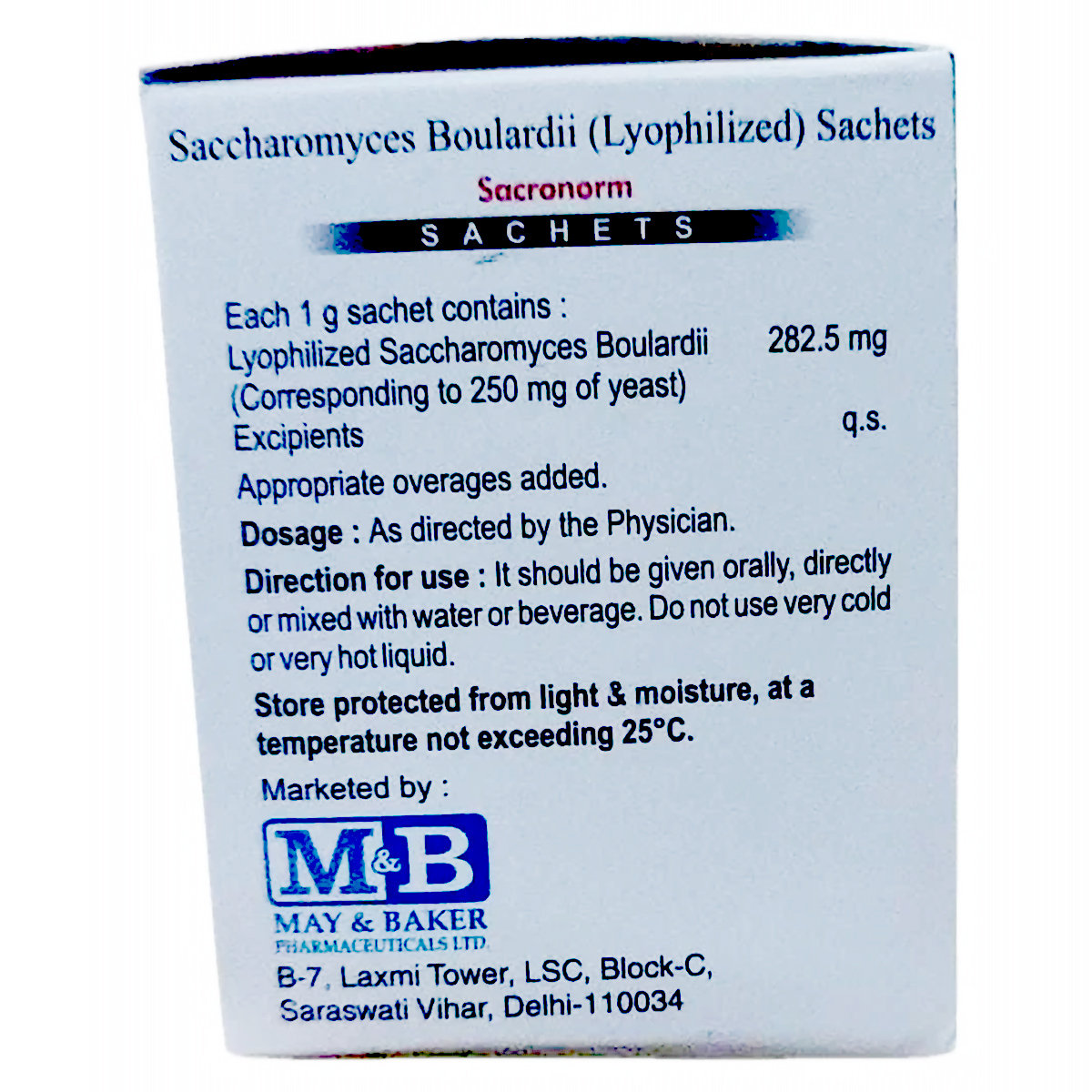 Sacronorm Sachet 1 gm, Pack of 1 POWDER Sacronorm Sachet 1 gm, Pack of 1 POWDER