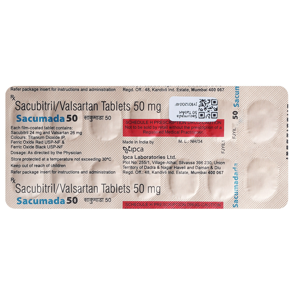 Sacumada 50 Tablet 14's, Pack of 14 Sacumada 50 Tablet 14's, Pack of 14