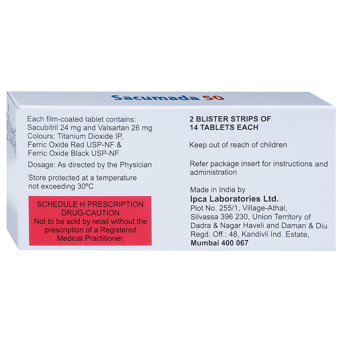 Sacumada 50 Tablet 14's, Pack of 14 Sacumada 50 Tablet 14's, Pack of 14