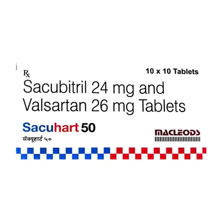 Sacuhart 50 Tablet 10's