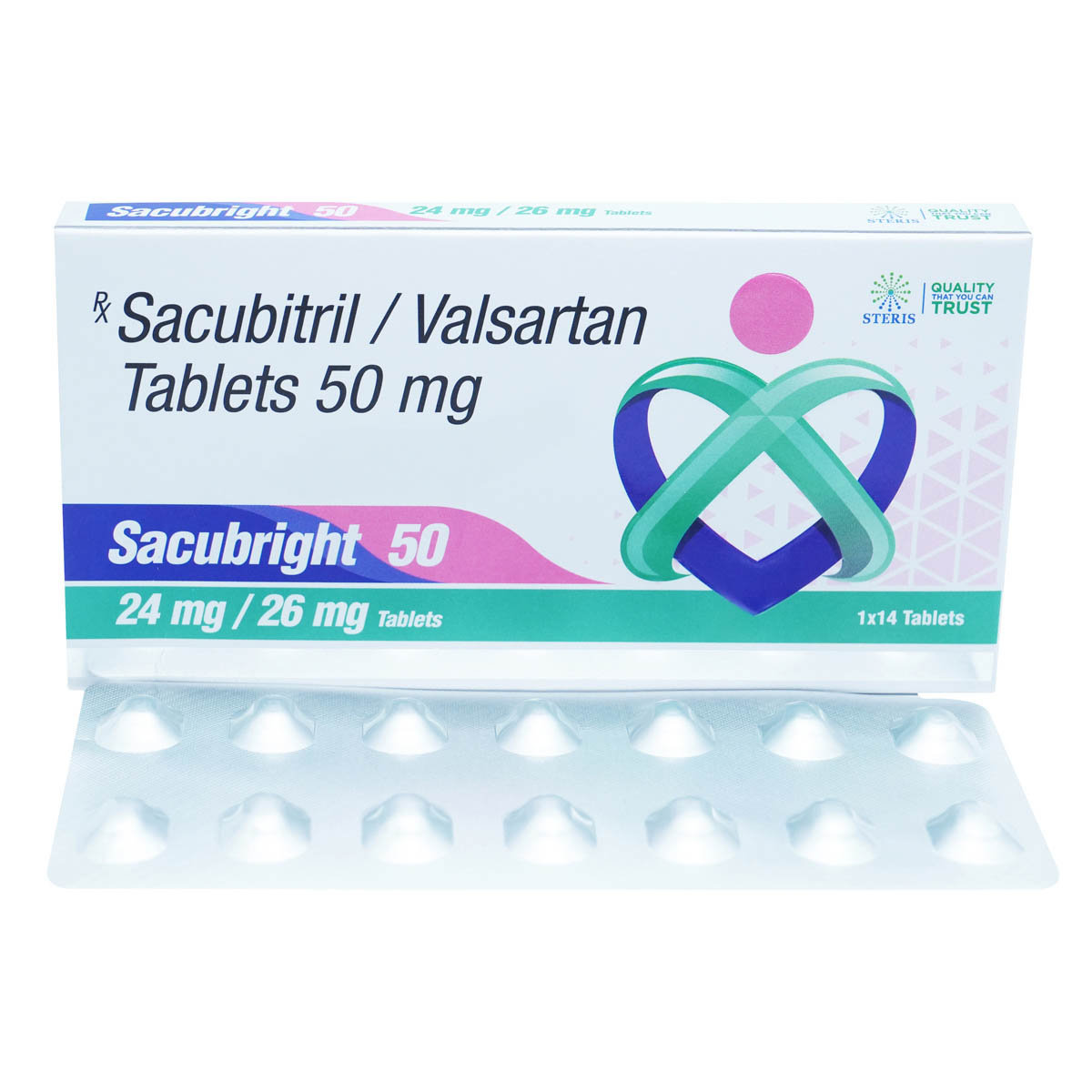 Sacubright 50 Tablet 14's, Pack of 14 TabletS Sacubright 50 Tablet 14's, Pack of 14 TabletS