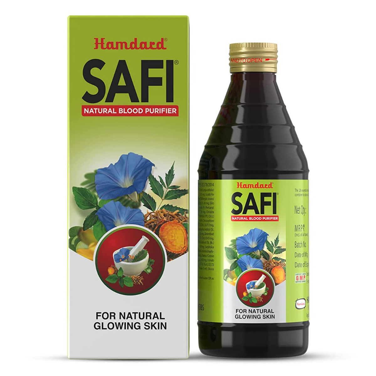 Buy Hamdard Safi Natural Blood Purifier Syrup, 500 ml Online