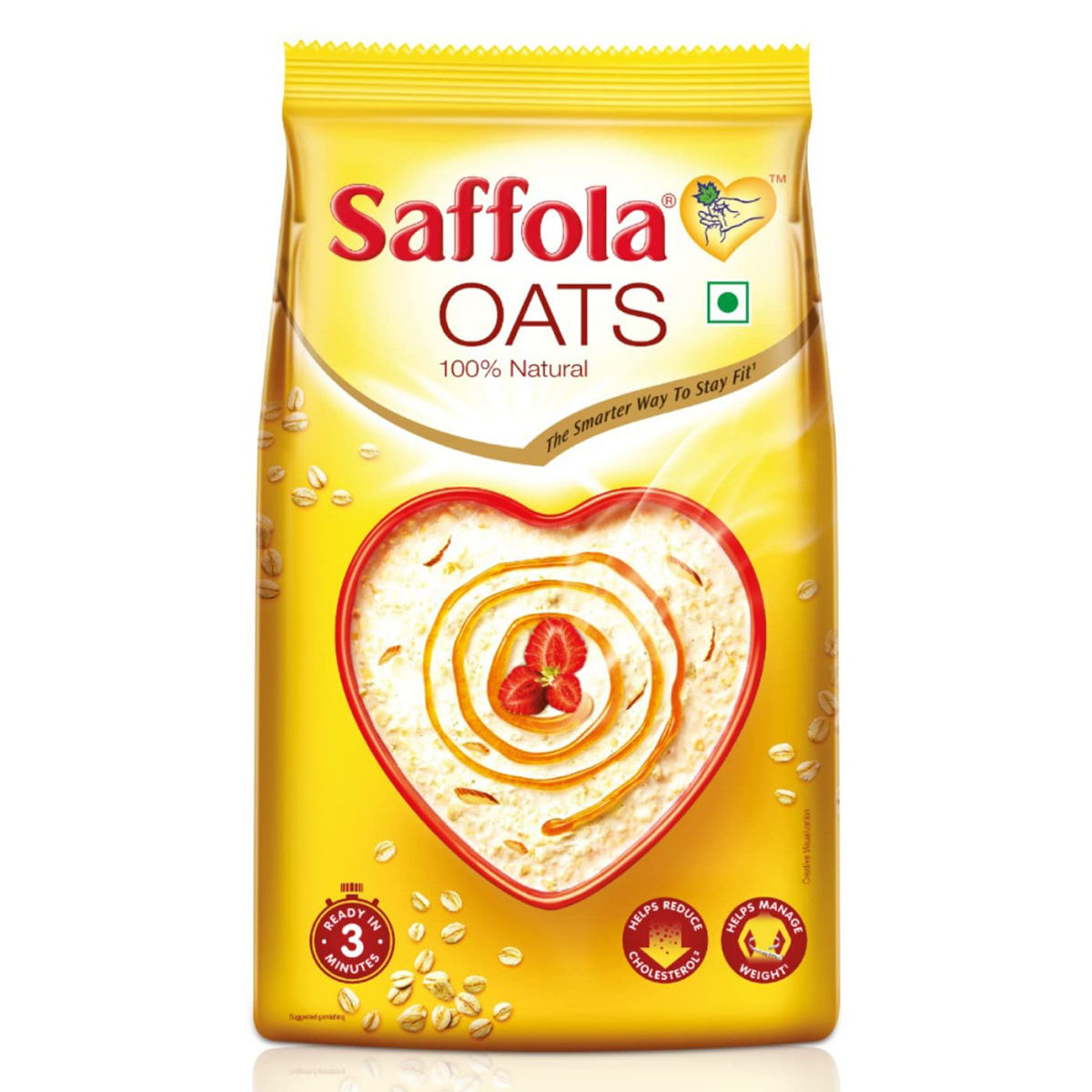 Buy Saffola Oats, 1 kg Refill Pack Online