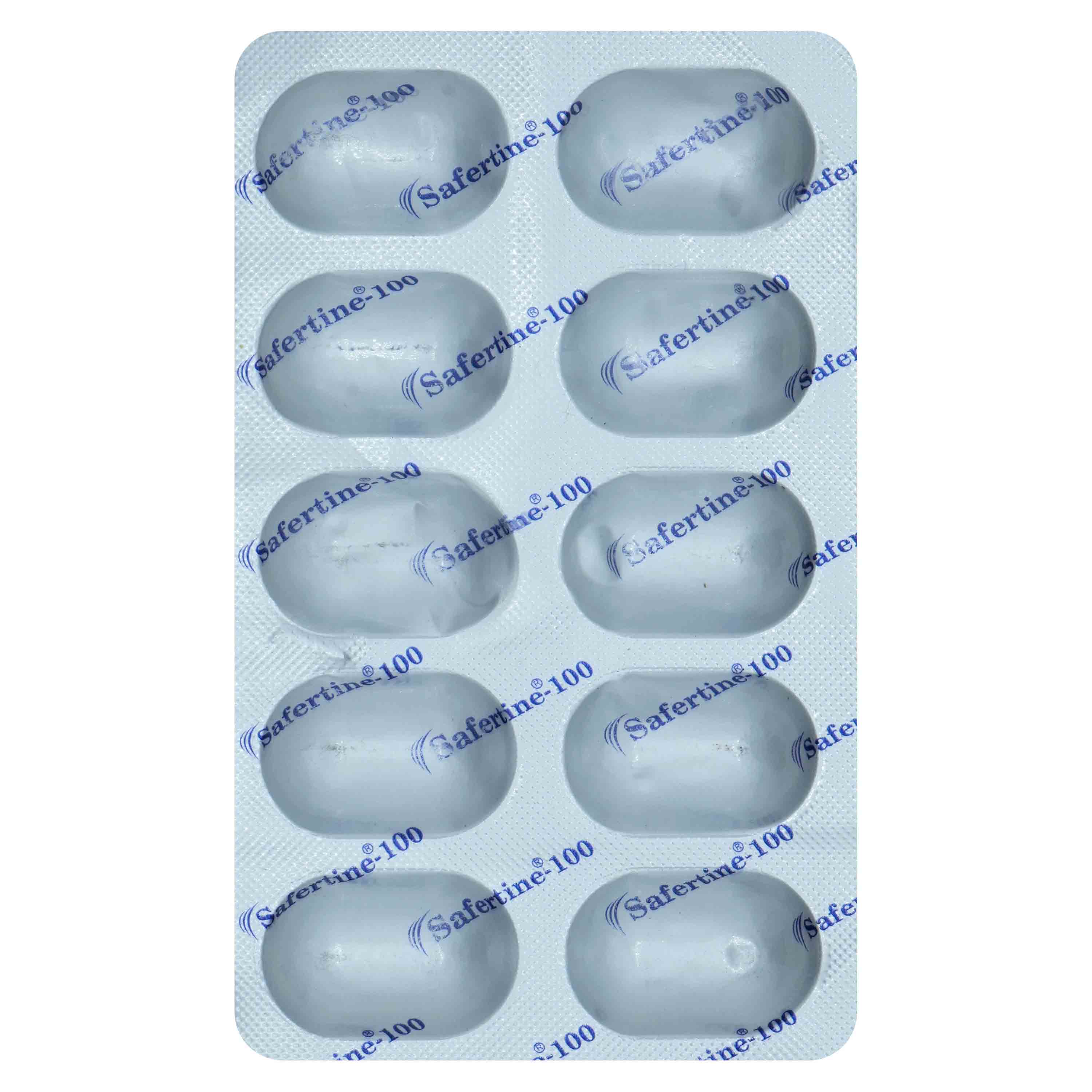 Safertine-100 Capsule 10's, Pack of 10 CapsuleS Safertine-100 Capsule 10's, Pack of 10 CapsuleS