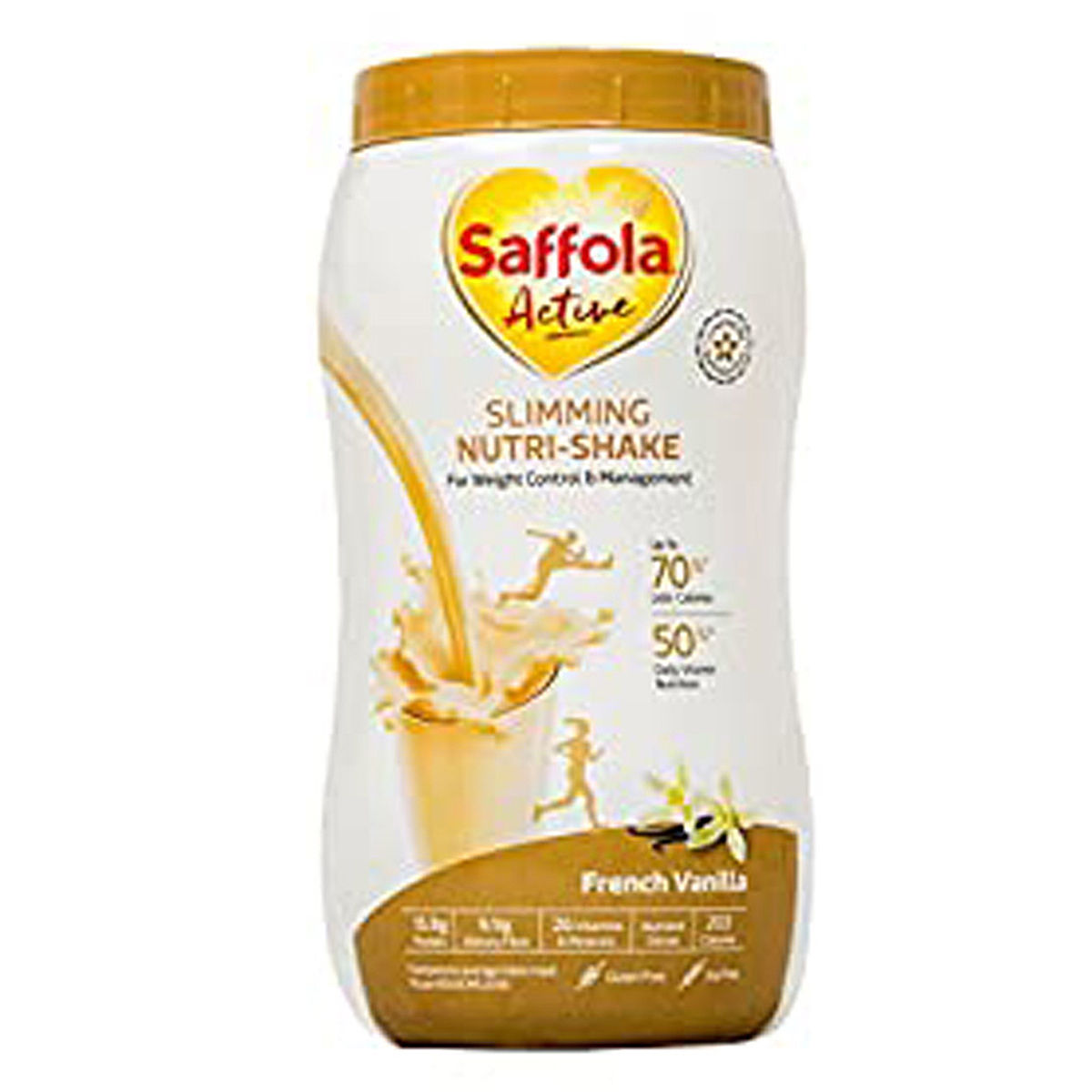 Buy Saffola Active Nutri French Vanilla Flavour Shake, 400 gm Online