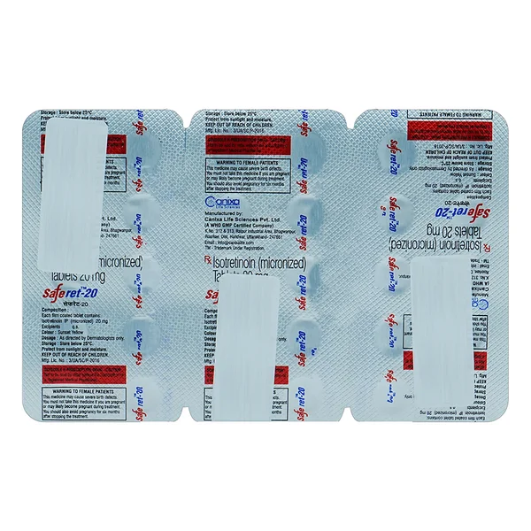 Saferet 20 Tablet 30's