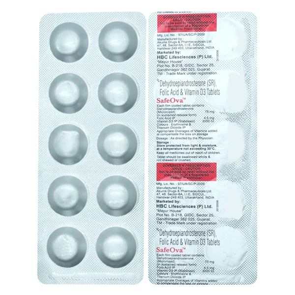 Safeova Tablet 10's, Pack of 10 TABLETS