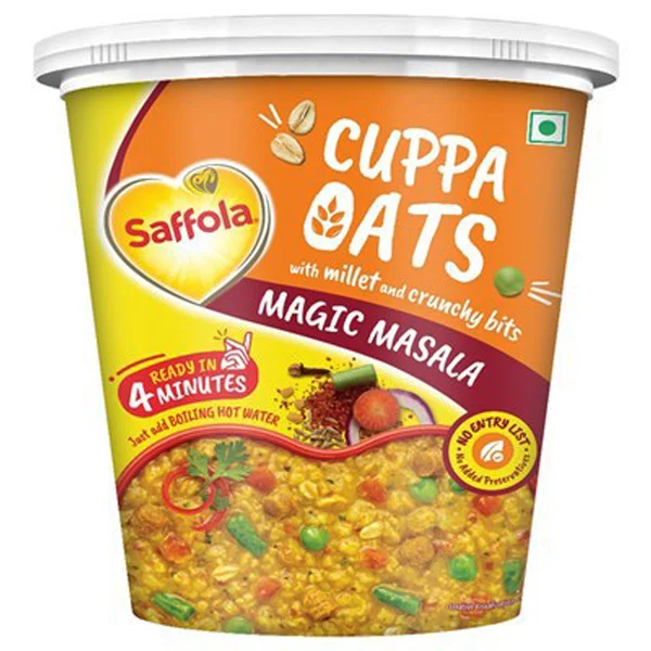 Saffola Magic Masala Cuppa Oats, 44 gm