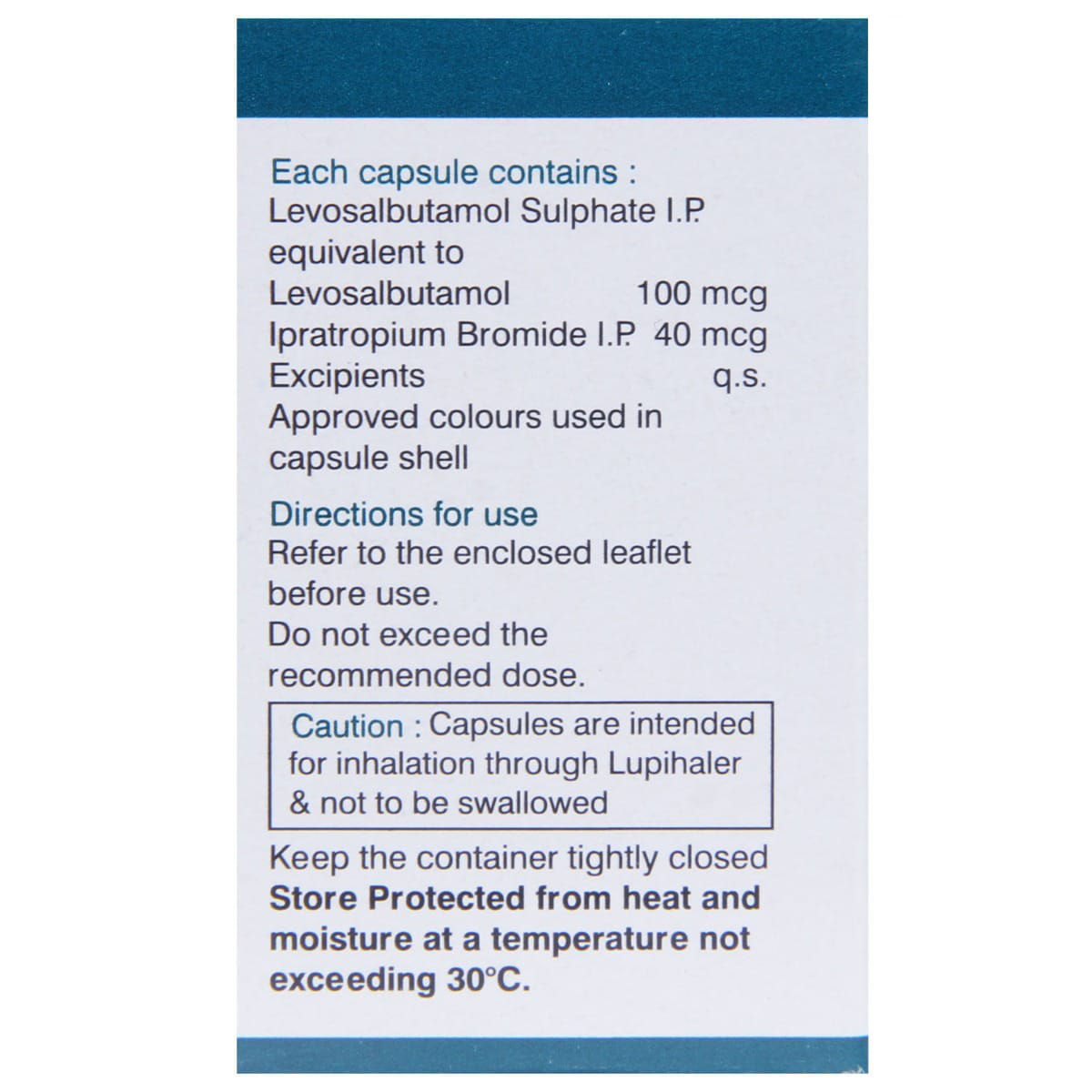 Salbair I Transcaps 30's Price, Uses, Side Effects, Composition ...