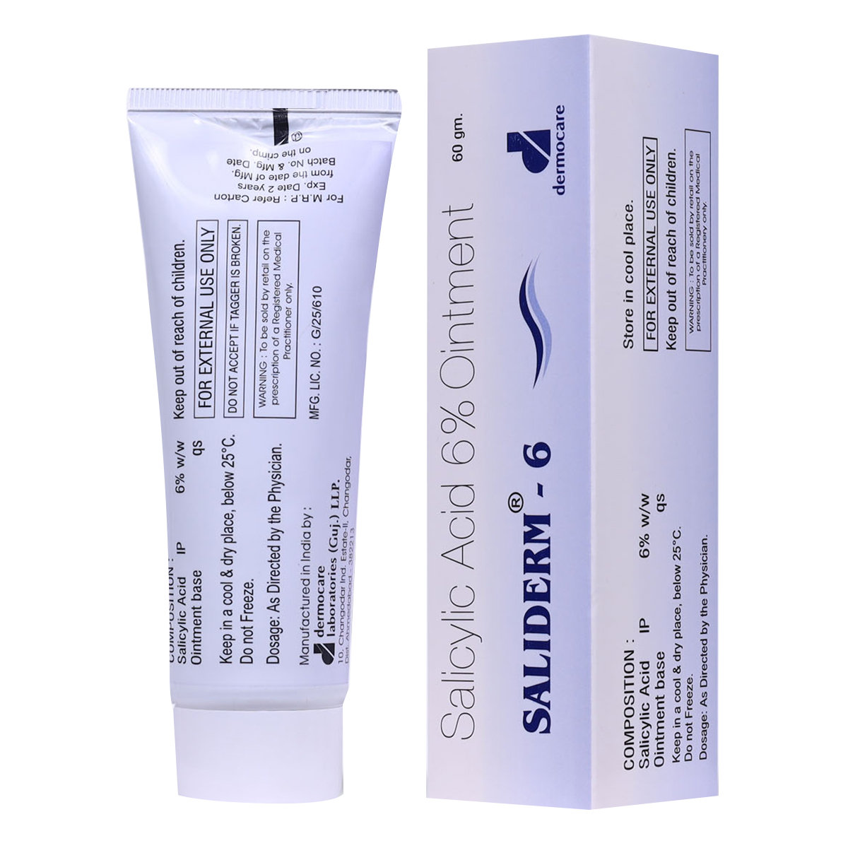 Saliderm 6 Ointment 60 gm, Pack of 1 Ointment Saliderm 6 Ointment 60 gm, Pack of 1 Ointment