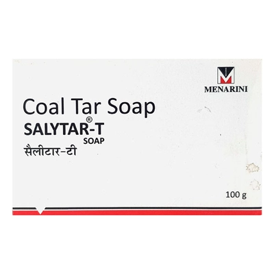 Salytar-T Soap 100 gm | Coal Tar | For Psoriasis &amp; Fungal Skin Infections, Pack of 1