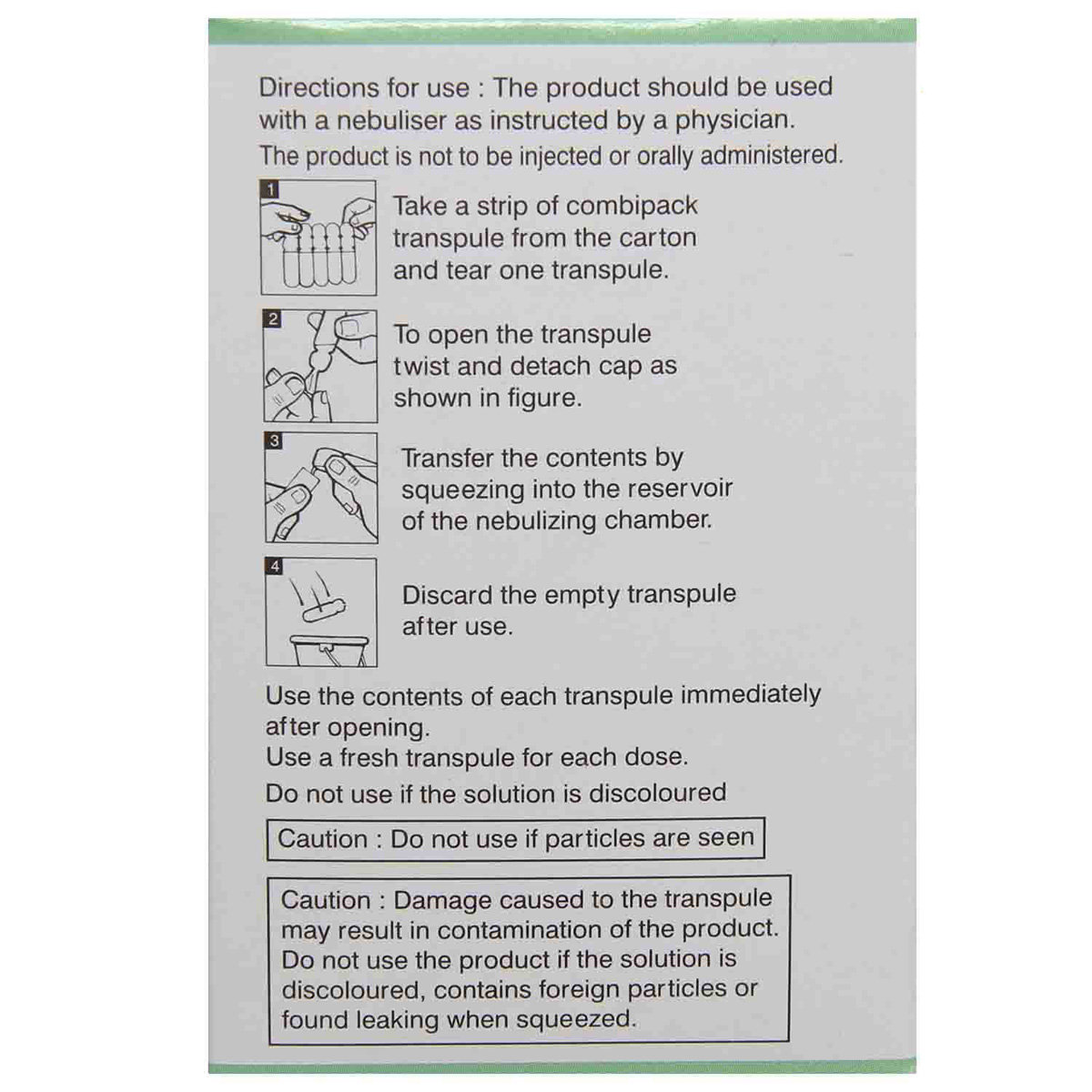 Salbair I Neb 0.63mg Solution 2.5 ml, Pack of 1 SOLUTION Salbair I Neb 0.63mg Solution 2.5 ml, Pack of 1 SOLUTION