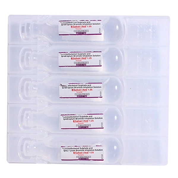 Salbair I Neb 1.25 Transpules 2.5 ml