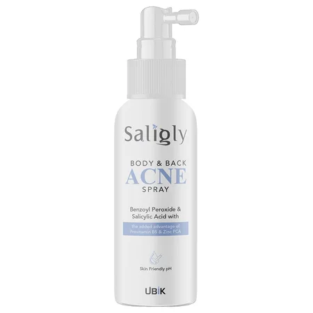 Saligly Body & Back Acne Spray, 60 ml