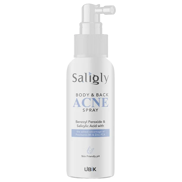 Saligly Body & Back Acne Spray, 60 ml