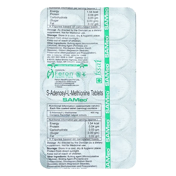 Sameo 400 mg Tablet 10's, Pack of 10 TabletS