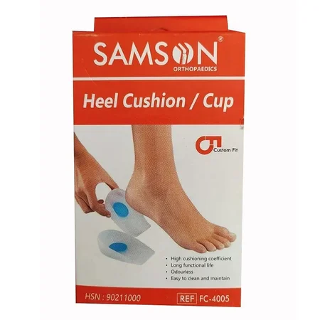 Samson Silicone Heel Cushion Cup Medium FC-4005, 1 Pair