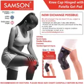 Samson Knee Cap Hinged NE-0619 Large with Patella Gel Pad, 1 Count, Pack of 1