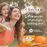 Santoor Sandal &amp; Turmeric Soap, 100 gm, Pack of 1