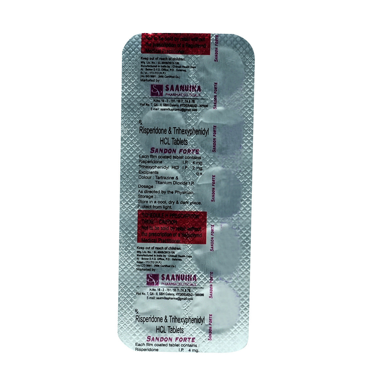 Sandon Forte Tablet 10's, Pack of 10 TabletS Sandon Forte Tablet 10's, Pack of 10 TabletS