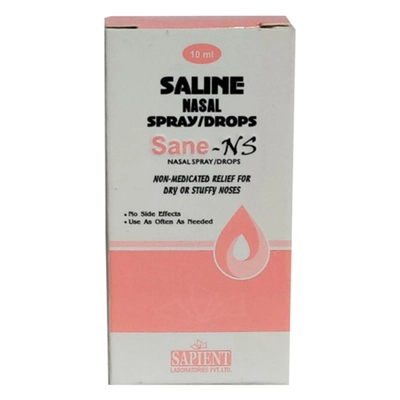 Sane-Ns 0.65%W/V Nasal Drops 10Ml, Pack of 1 Drops