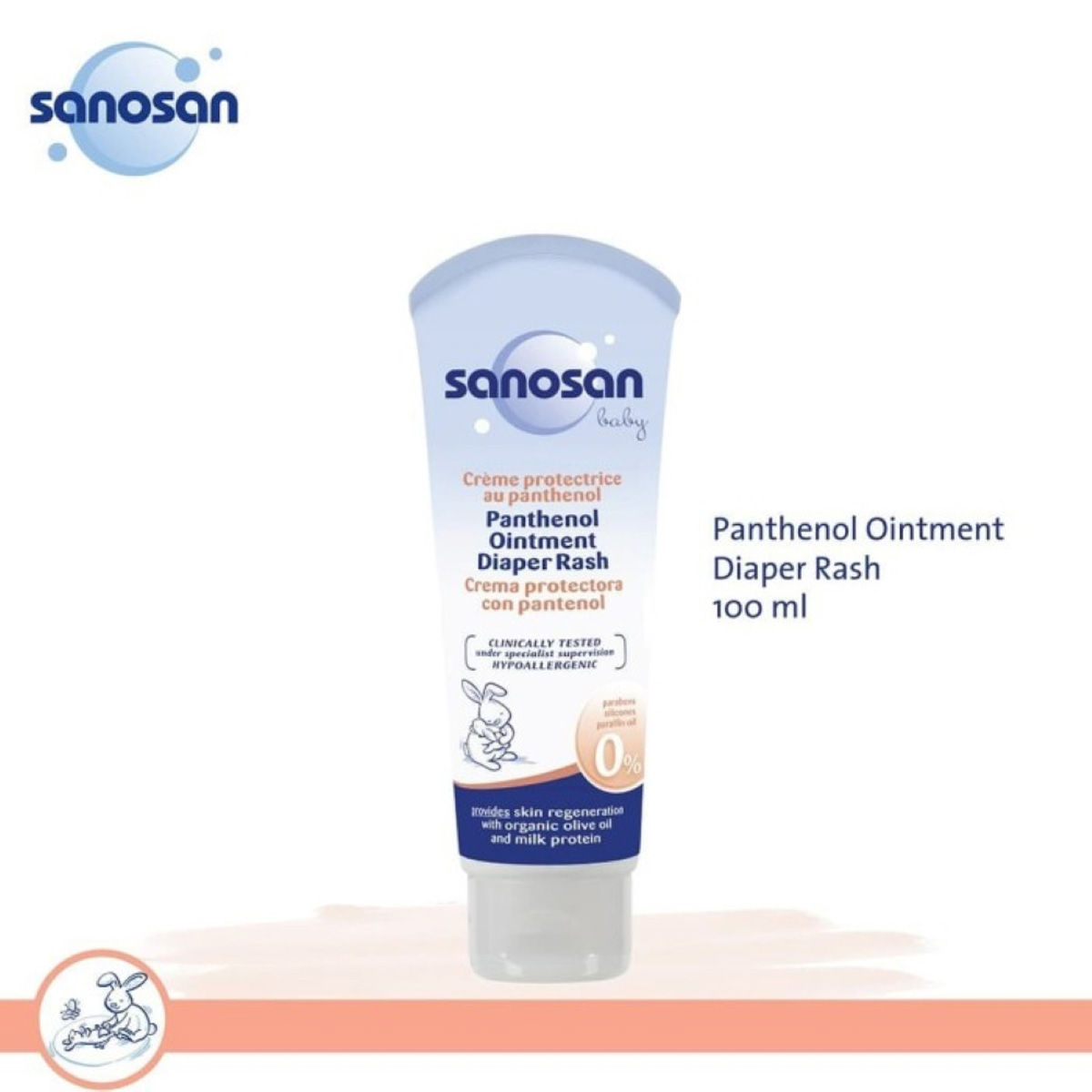 Buy Sanosan Baby Panthenol Diaper Rash Ointment, 100 ml Online