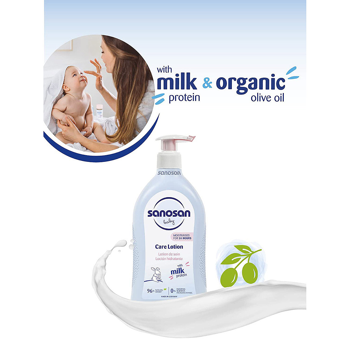 Sanosan Baby Care Lotion, 500 ml, Pack of 1 Sanosan Baby Care Lotion, 500 ml, Pack of 1