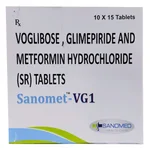 Sanomet-VG 1 mg Tablet 