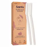 Sanfe Glide Face Razor For Women, 2 Count, Pack of 1