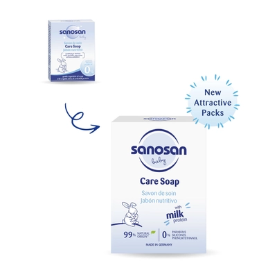 Sanosan Baby Care Soap, 100 gm, Pack of 1