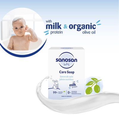 Sanosan Baby Care Soap, 100 gm, Pack of 1